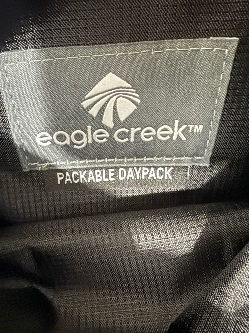 Eagle Creek Packable Daypack Backpack Black Lightweight Travel Hiking 13L - Picture 12 of 15
